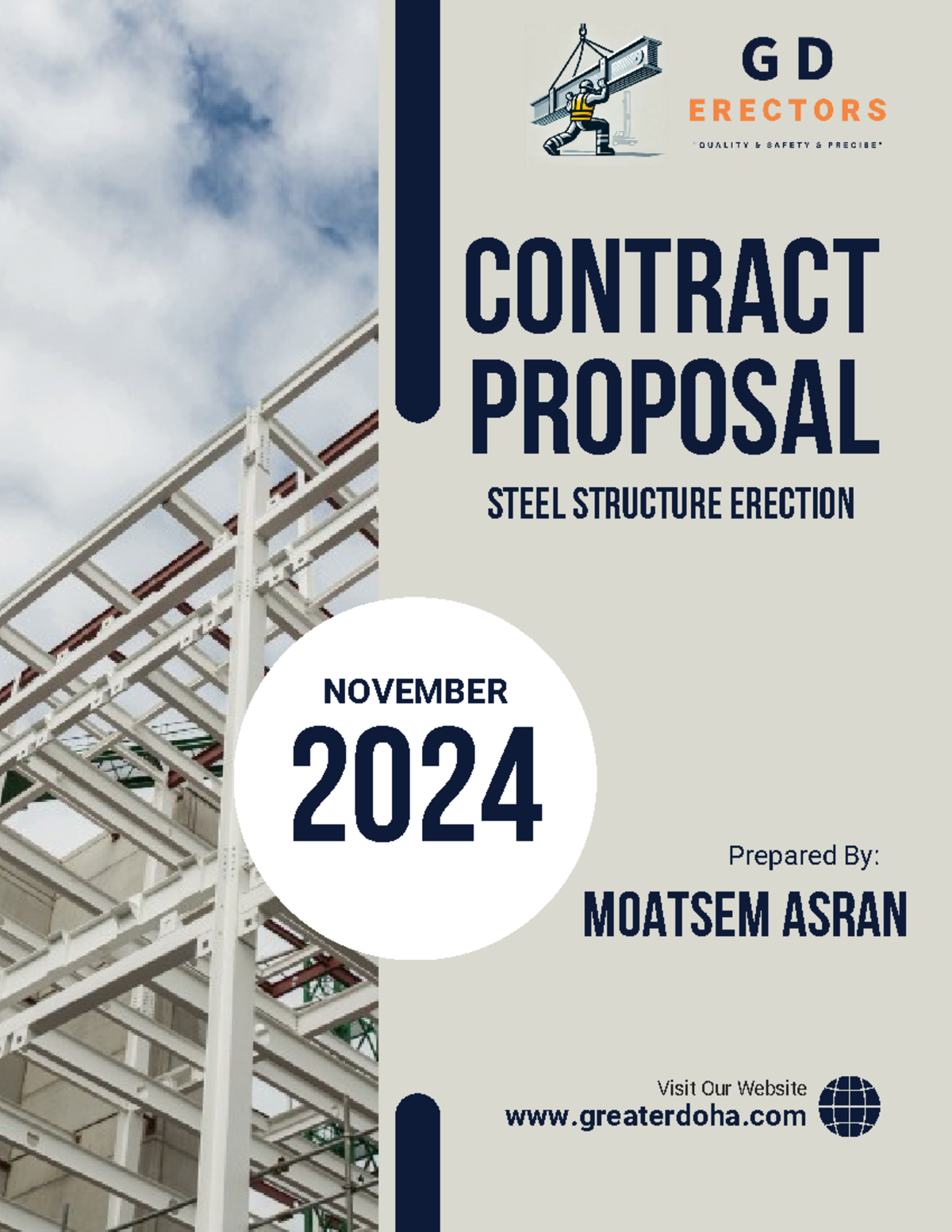 Steel Structure Erection Agreement - GD Steel Erectors (Version 1 ...