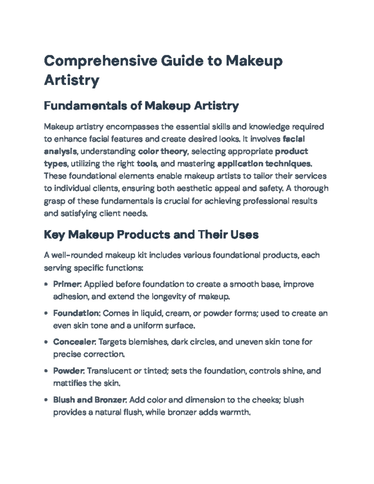 Skincare Treatments & Client Consultations: Chapter 18 Study Notes ...