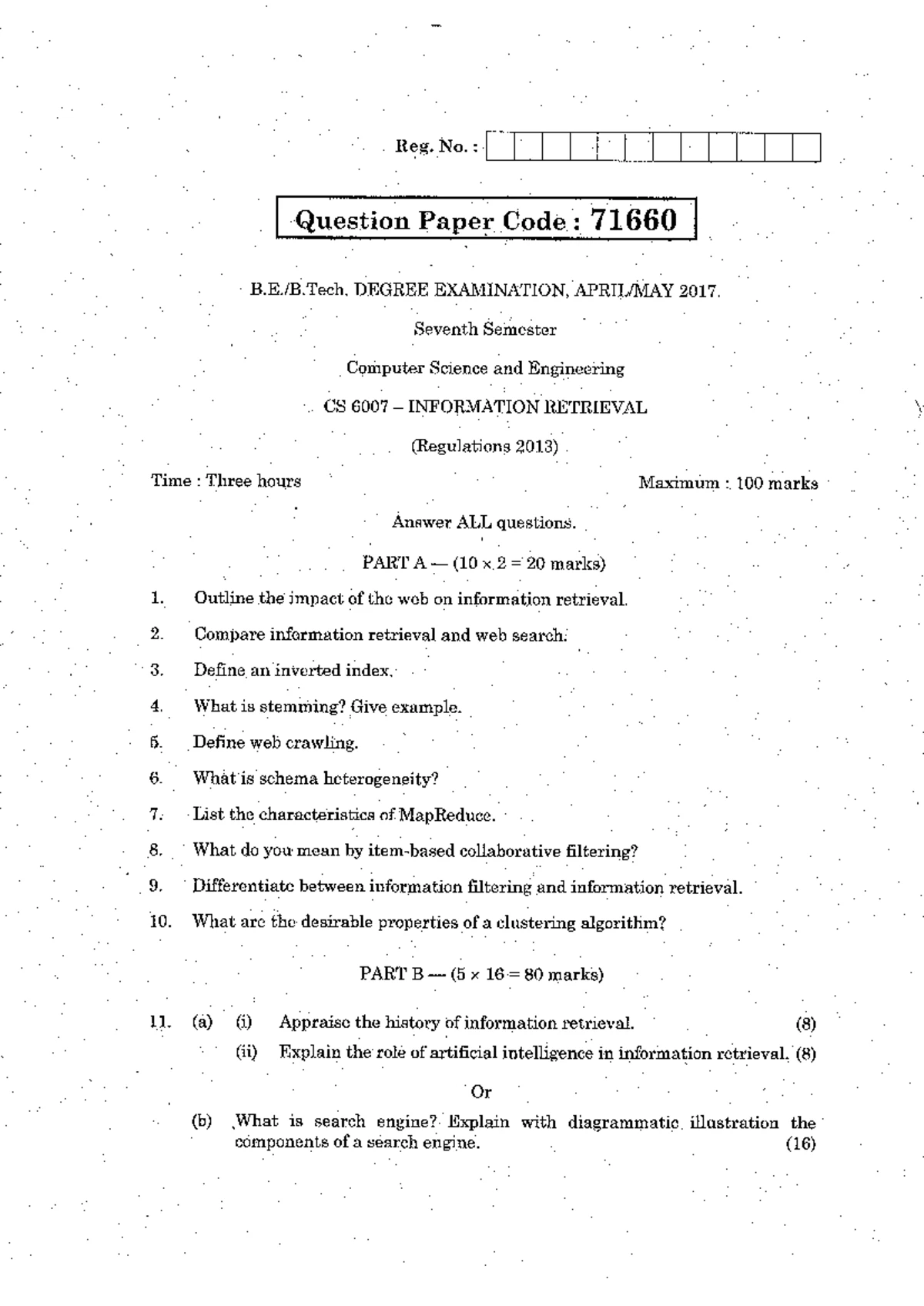 CCS 354 Network Security 2024 Exam Question Paper Analysis - Studocu