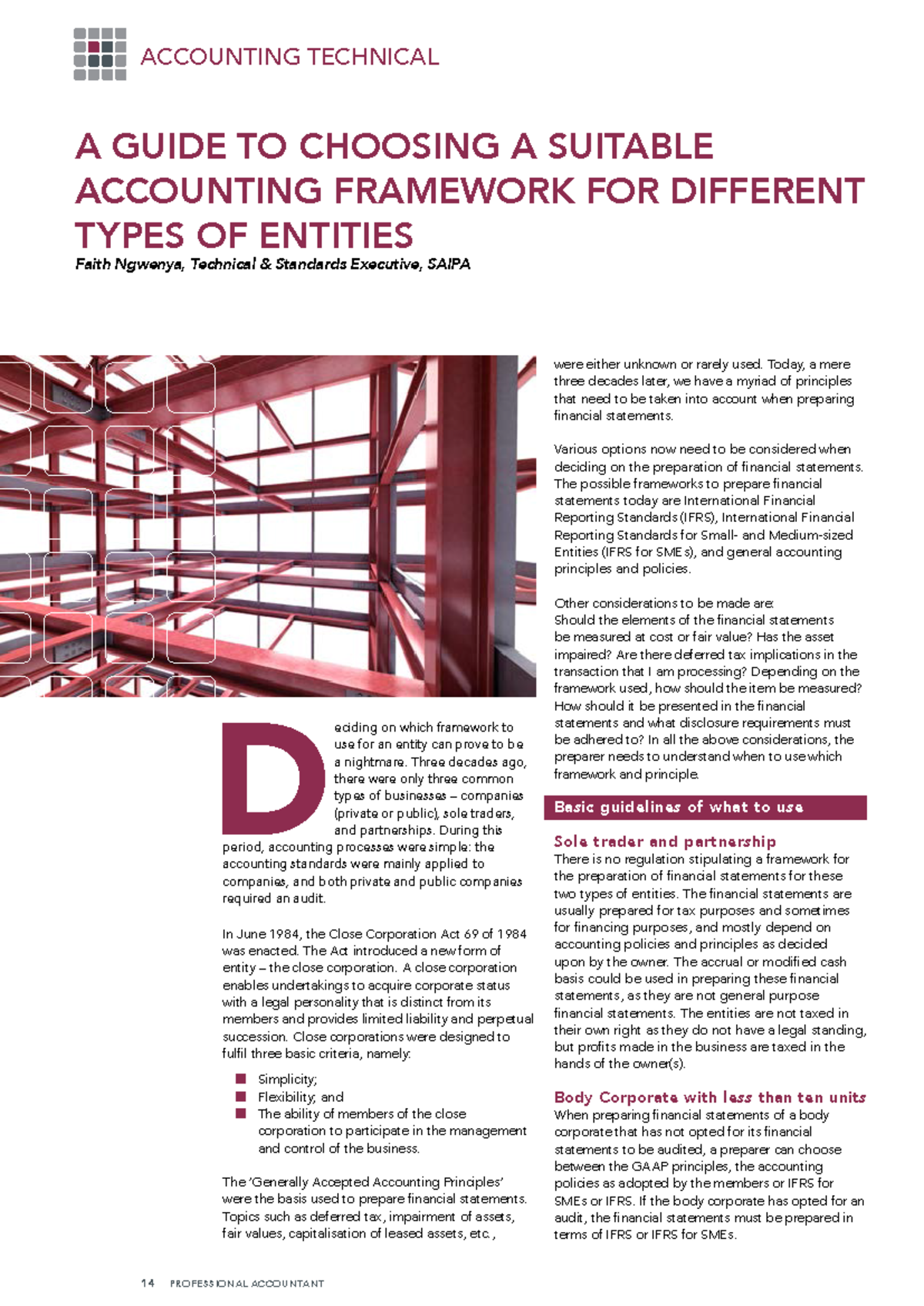 A GUIDE TO SELECTING ACCOUNTING FRAMEWORKS FOR VARIOUS ENTITIES - Studocu