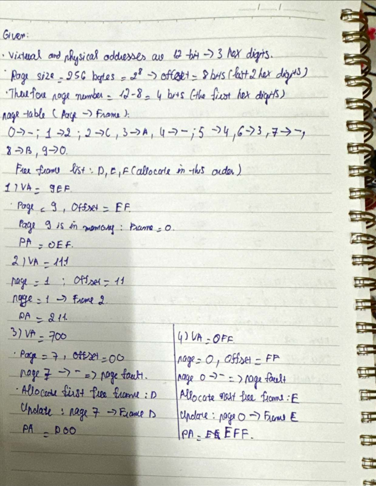 E4 - Virtual and Physical Address Mapping Notes - Studocu