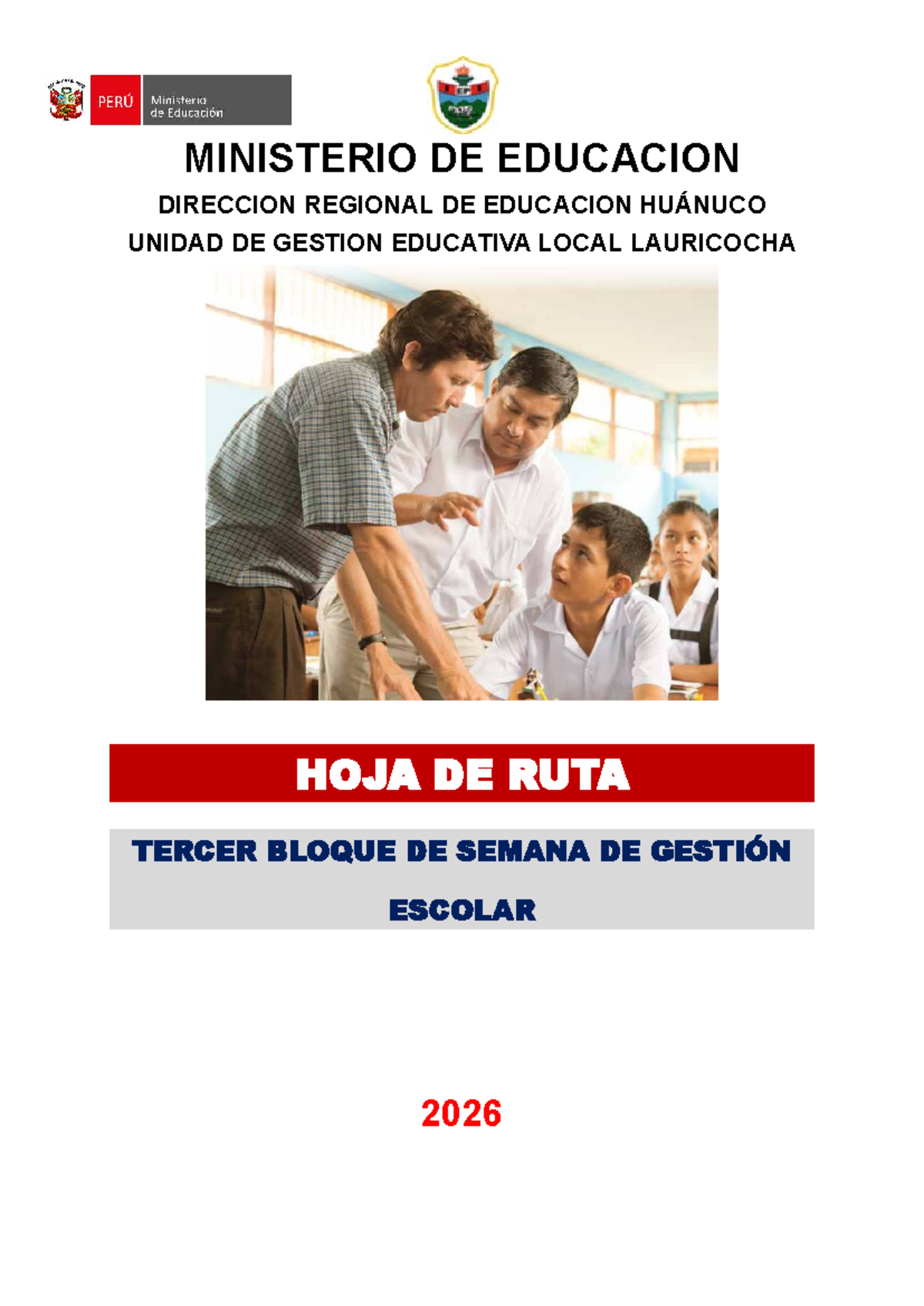Hoja de Ruta del Tercer Bloque de Semanas de Gestión 2026 - 938651558 - Document Preview