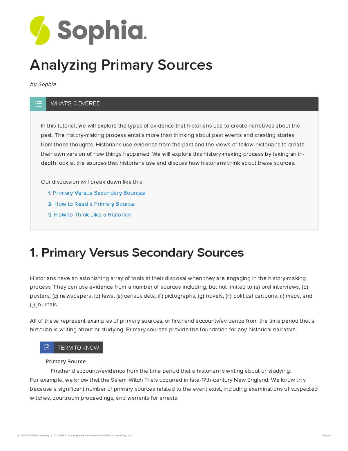 Analyzing Primary Sources for Historians: A Comprehensive Guide - Studocu