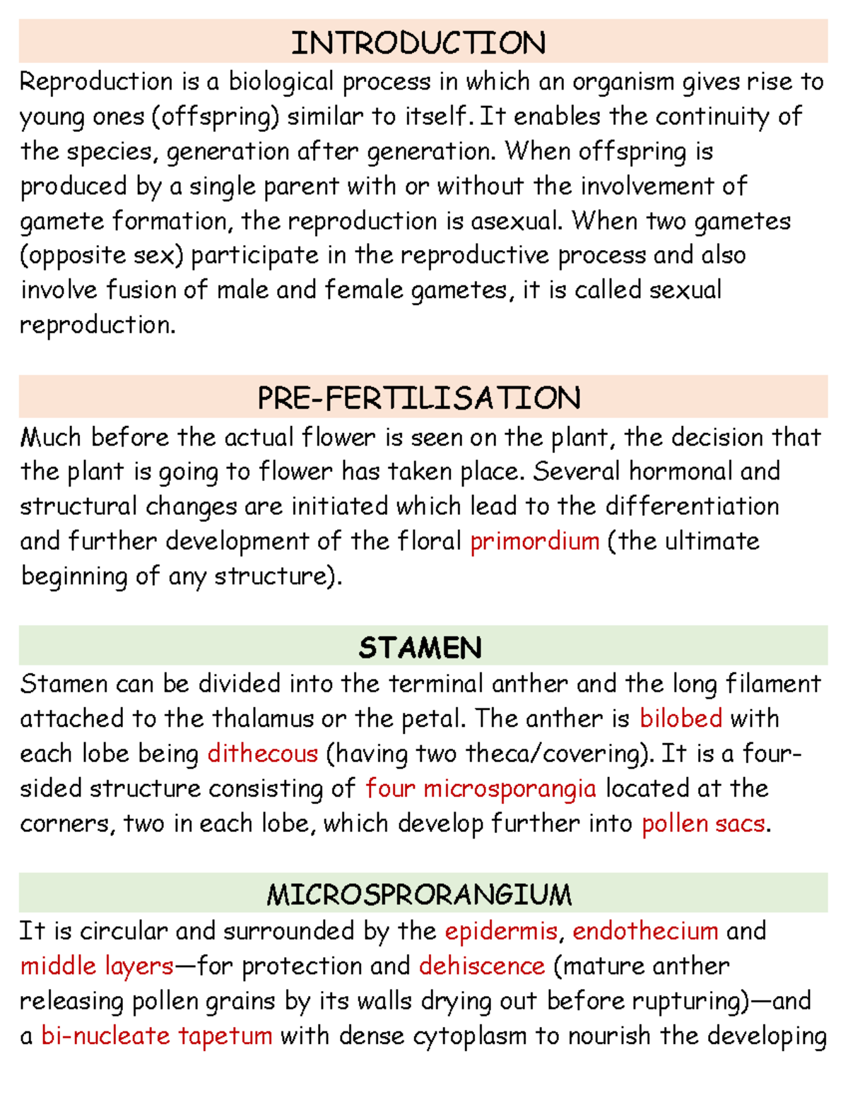 01. Sexual Reproduction in Flowering Plants: A Comprehensive Overview ...
