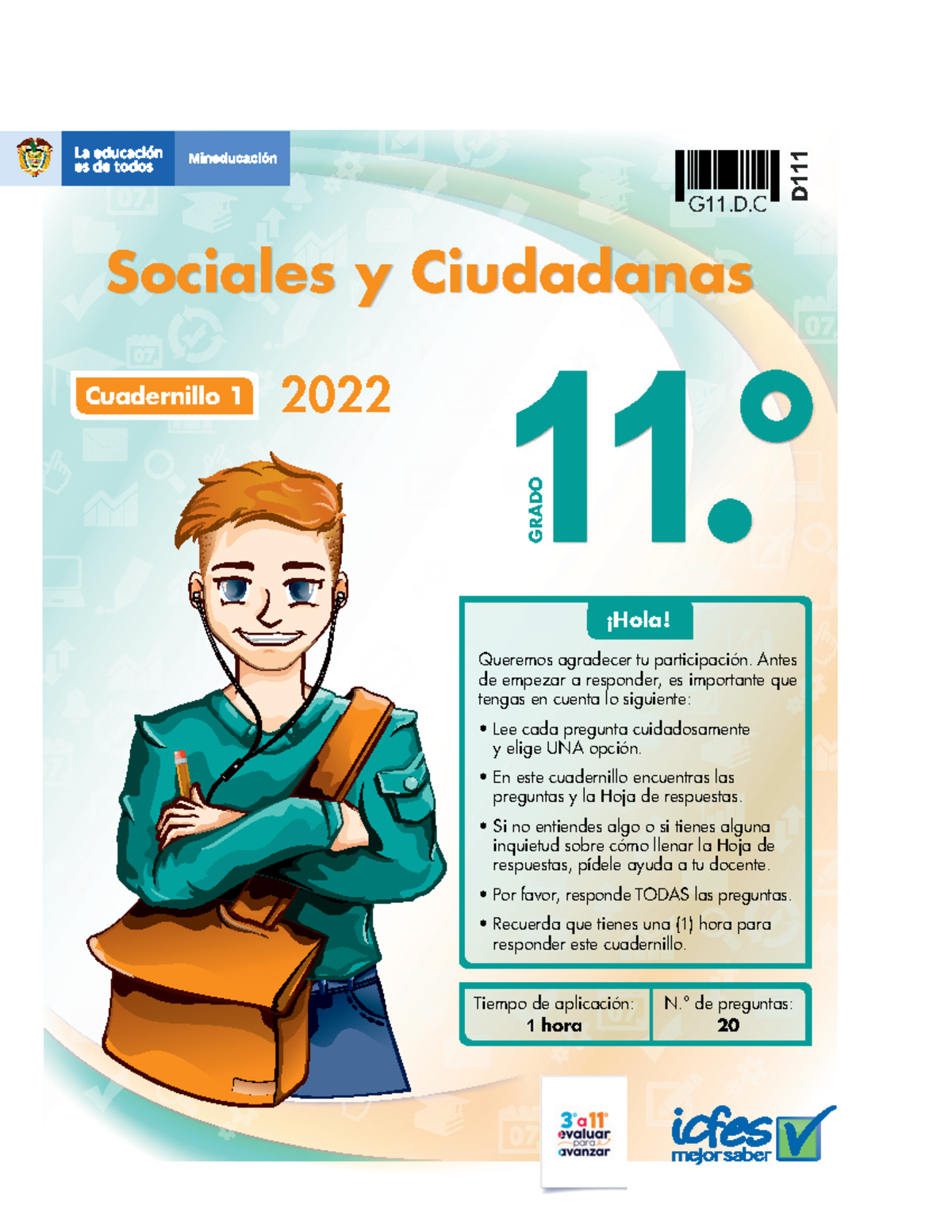Saber 11° - Cuadernillo de Social y Ciudadanas ICFES 2022 - Studocu