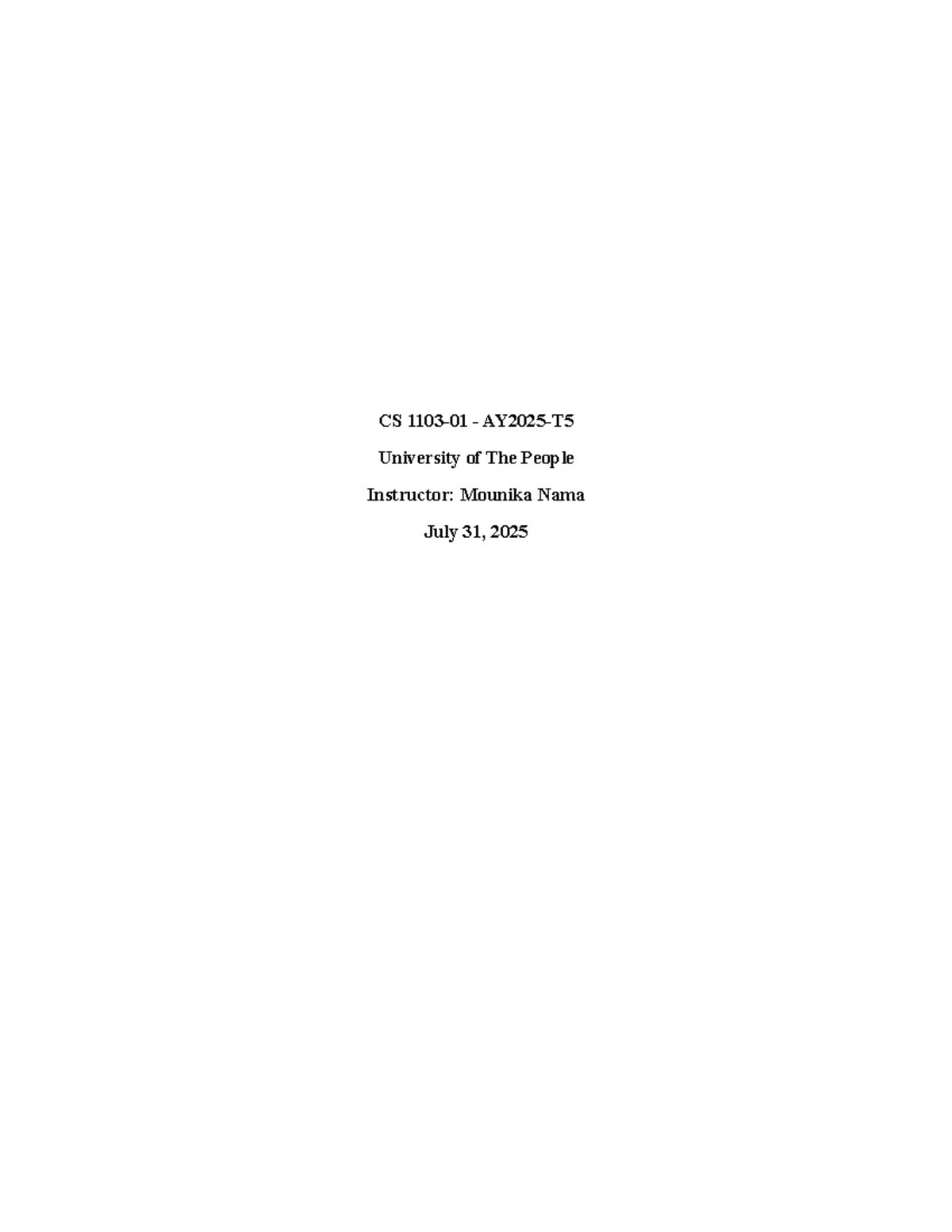 Programming Assignment Unit 7: Online Chat App (CS) AY2025-T5 - Studocu
