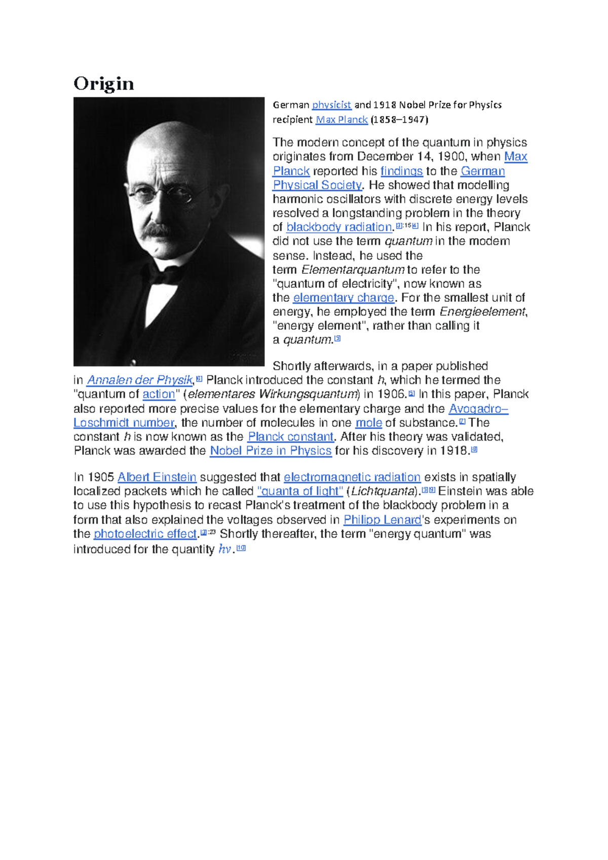 Quantum 2 - Max Planck and the Birth of Quantum Theory - Studocu