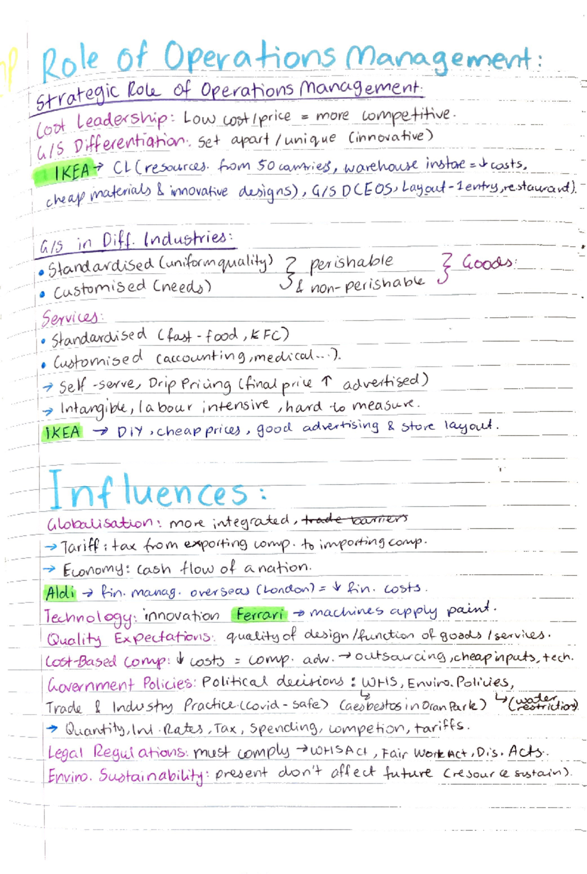 Year 12 Business Studies HSC Full Notes: Complete Summary Guide - Studocu