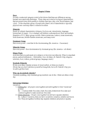 Soc 200 Chapter 4: Socialization and Agents of Socialization - Studocu