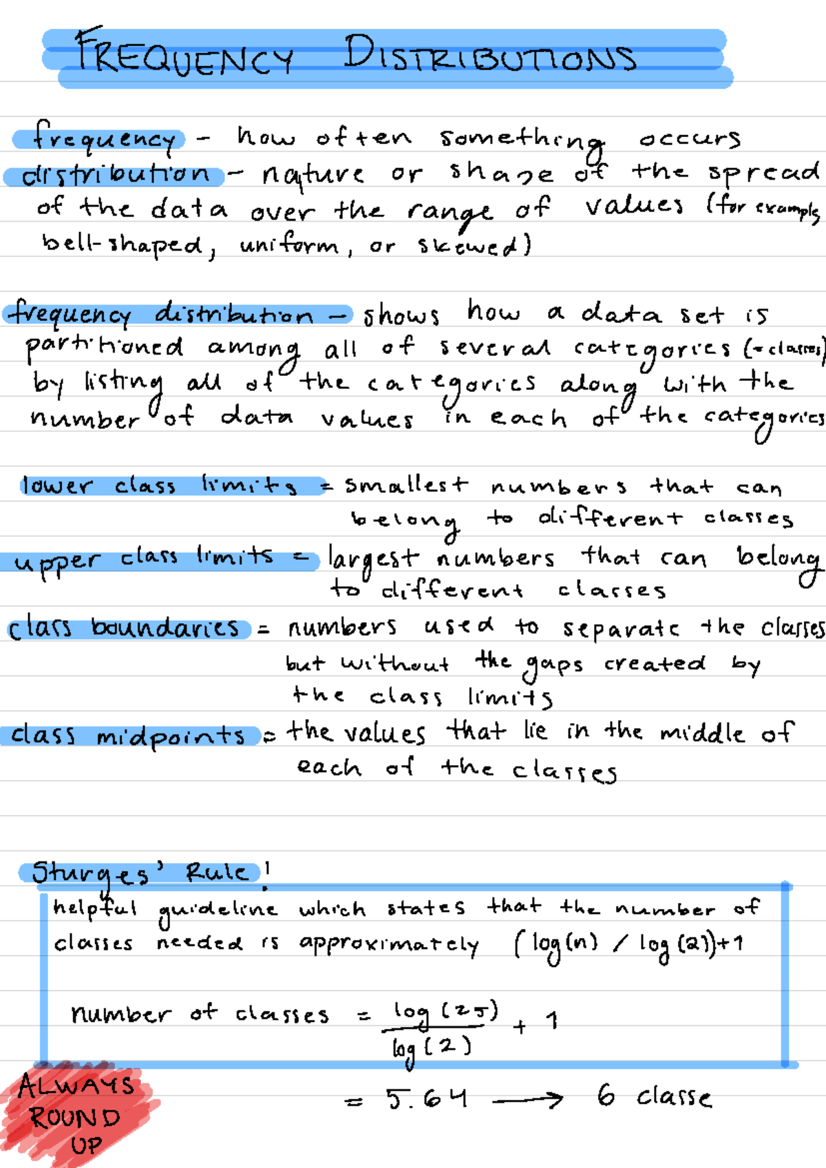 #2 Frequency Distributions - FREQUENCY DISTRIBUTIONS frequency how ...
