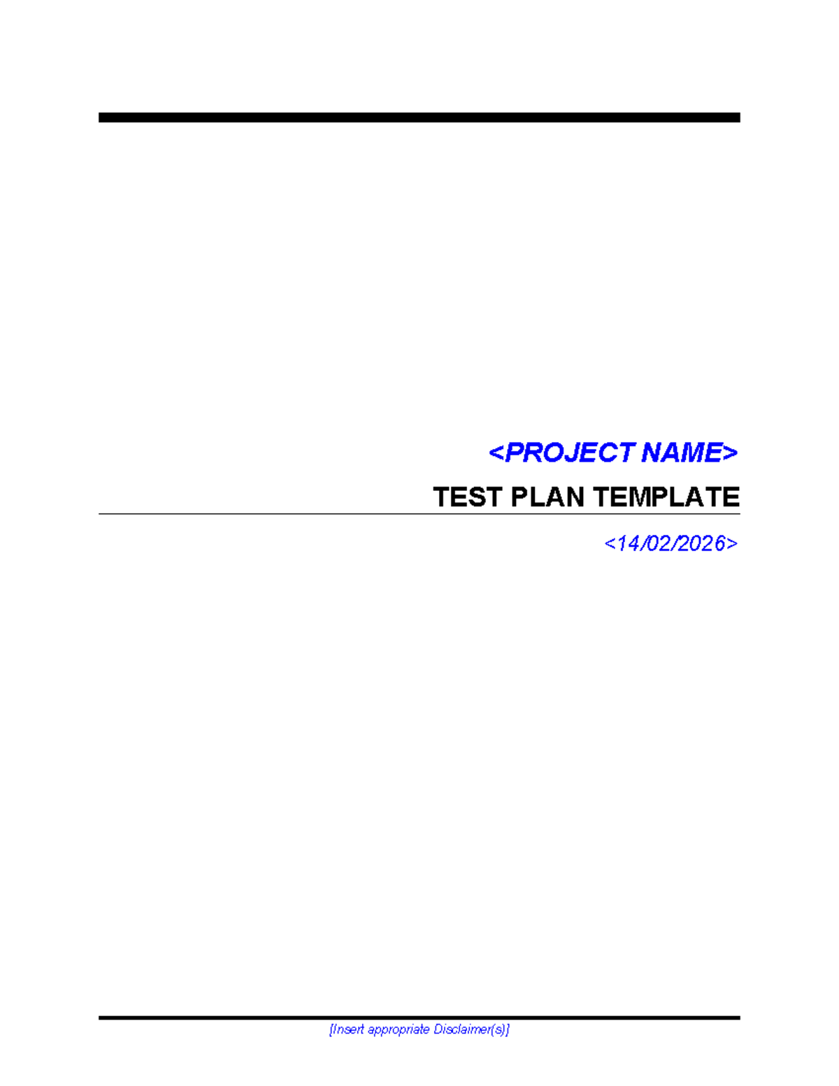 Unit 09 LO4 Task 01: Test Plan Template for Acceptance Testing - Studocu