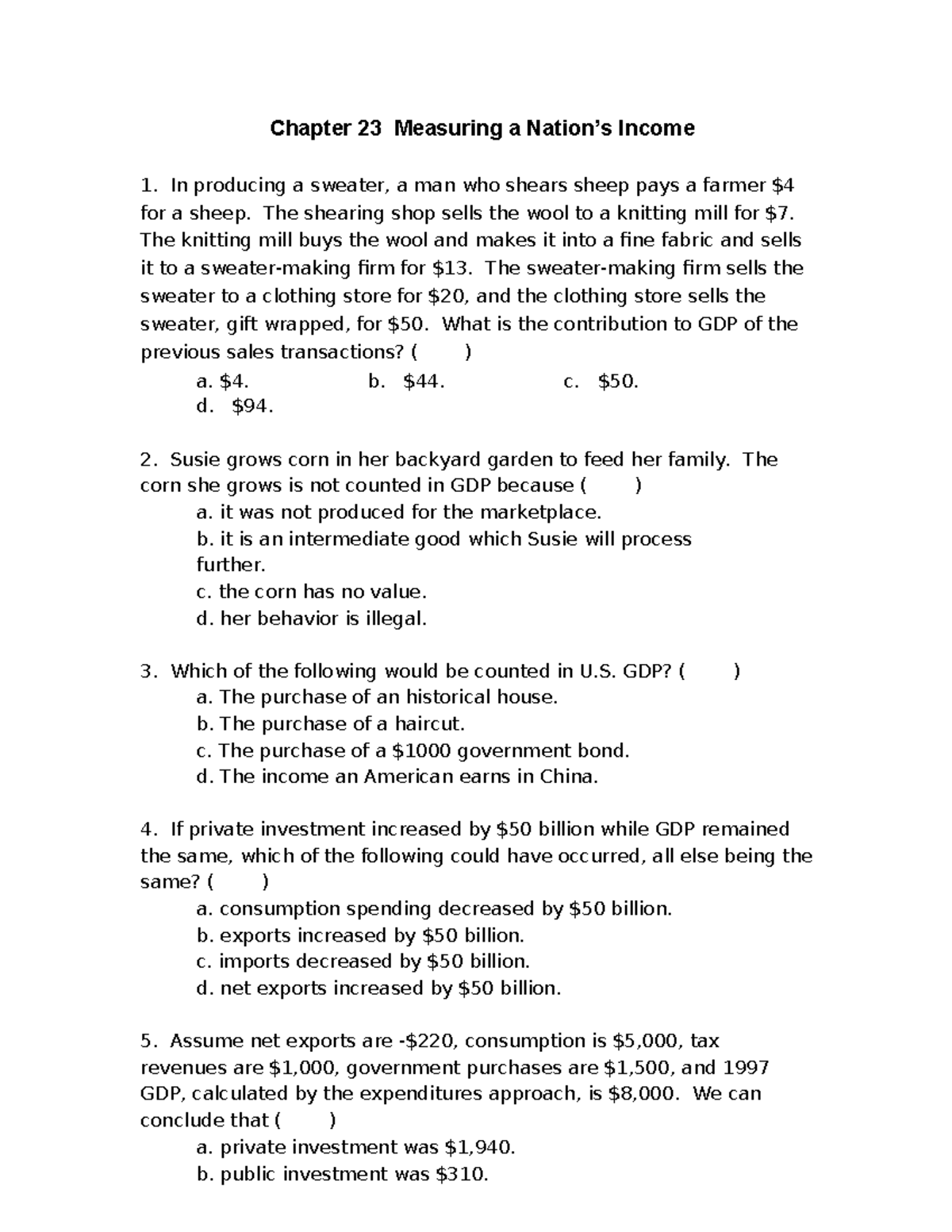 Chapter 23-24 Measuring Income and Cost of Living - EW2F-K29L-C8DR-3C43 ...