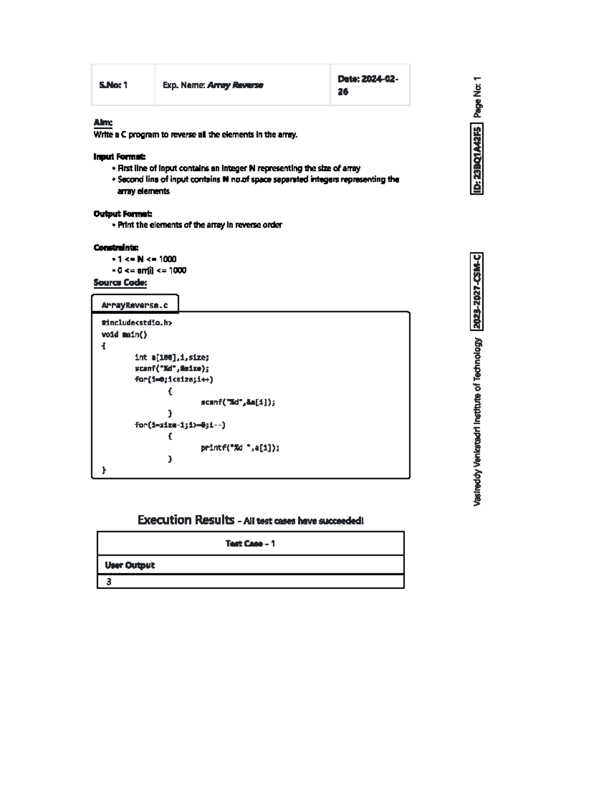 Data Structures - C Program Examples for Array & Linked List Operations ...