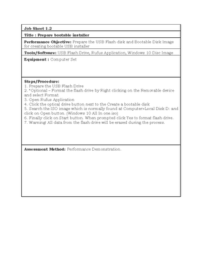 COC3-FAST- Guide 2 - Task sheet - COC3 FAST GUIDE 1. OPEN CMD, SEARCH ...
