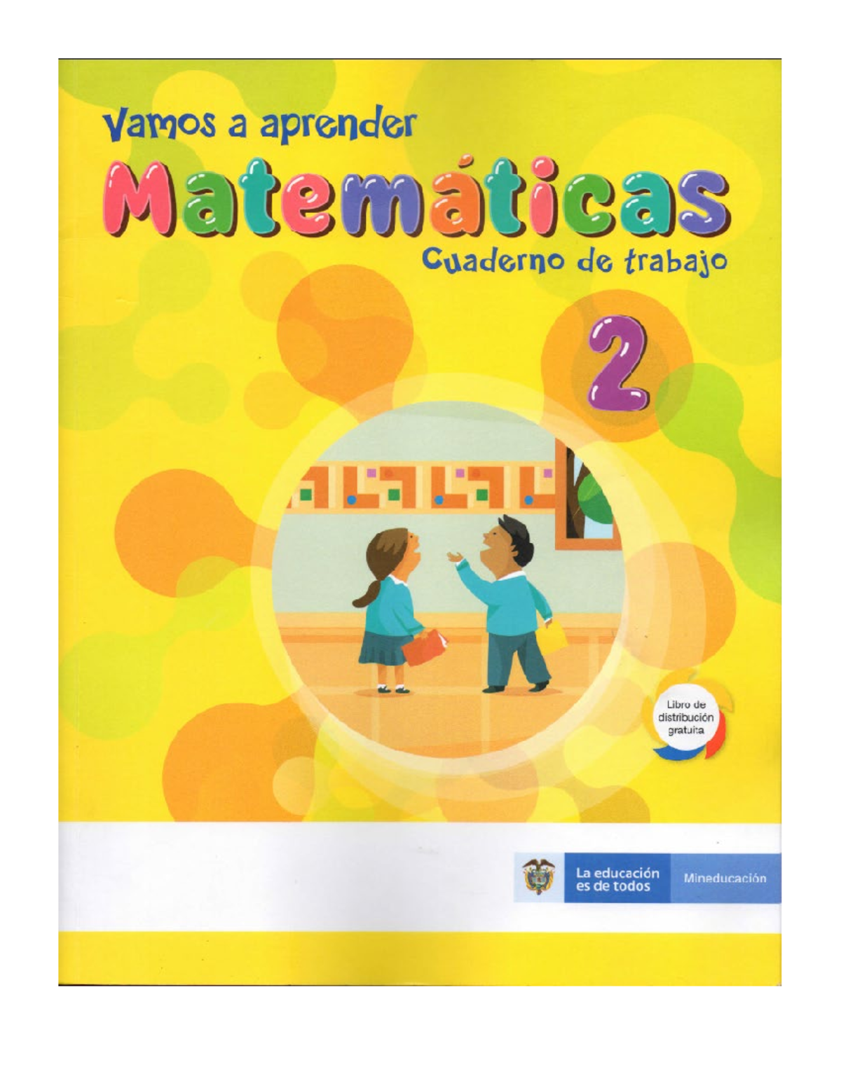 Cuaderno de Trabajo de Matemáticas para 2º Grado - Document Preview