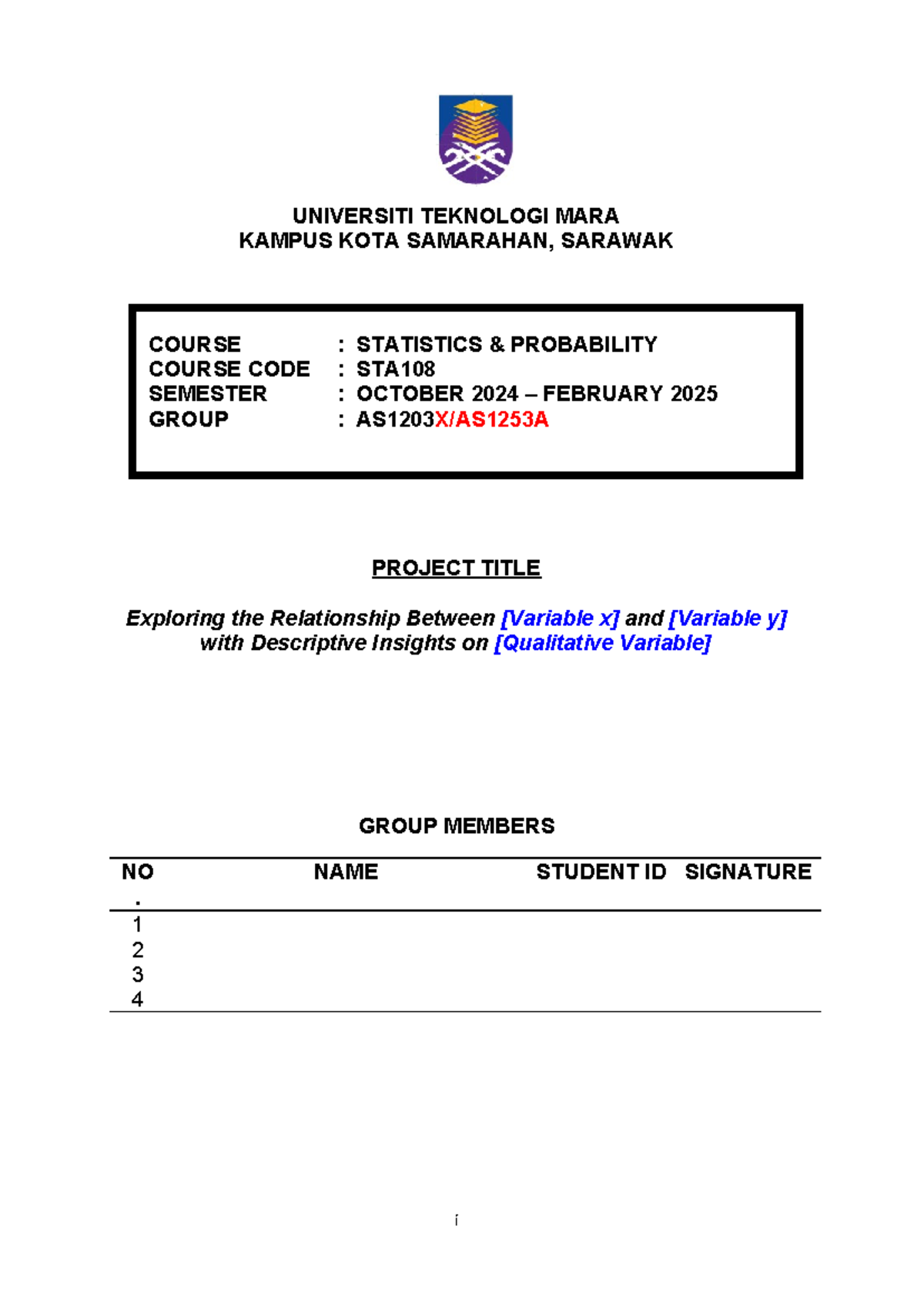STA108 - Group Project: Exploring Statistical Relationships (Oct 2024 ...