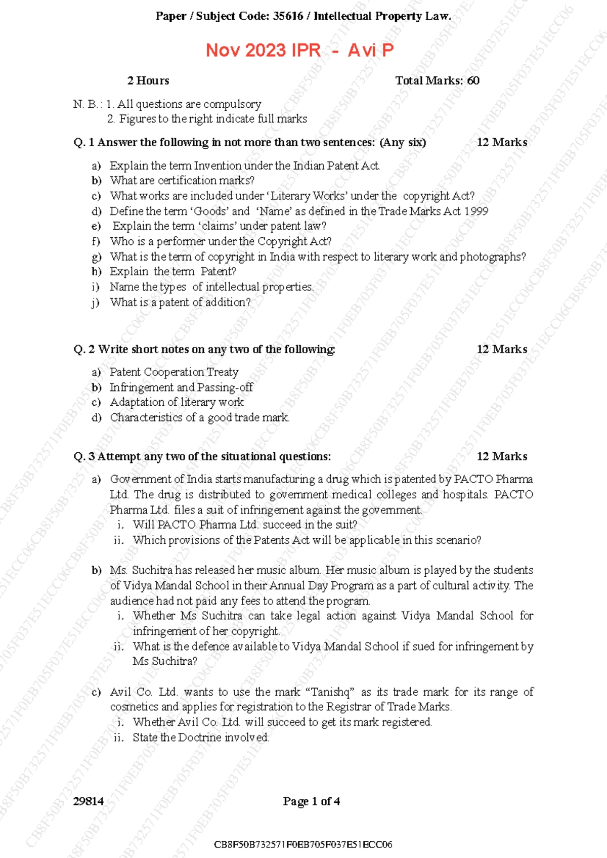 Constitution Solved Question Paper: Key Insights from Last 5 Years ...