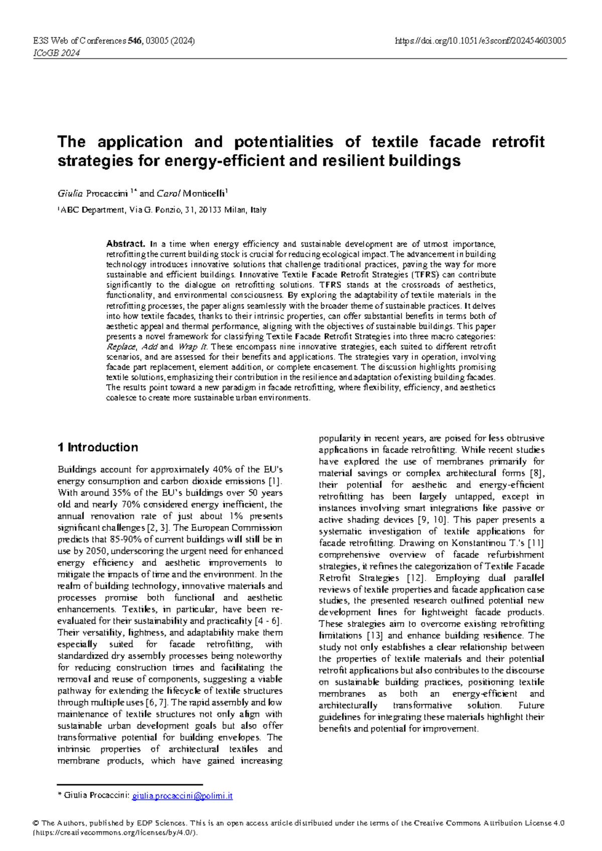 Textile Facade Retrofit Strategies for Energy-Efficient Building Design ...