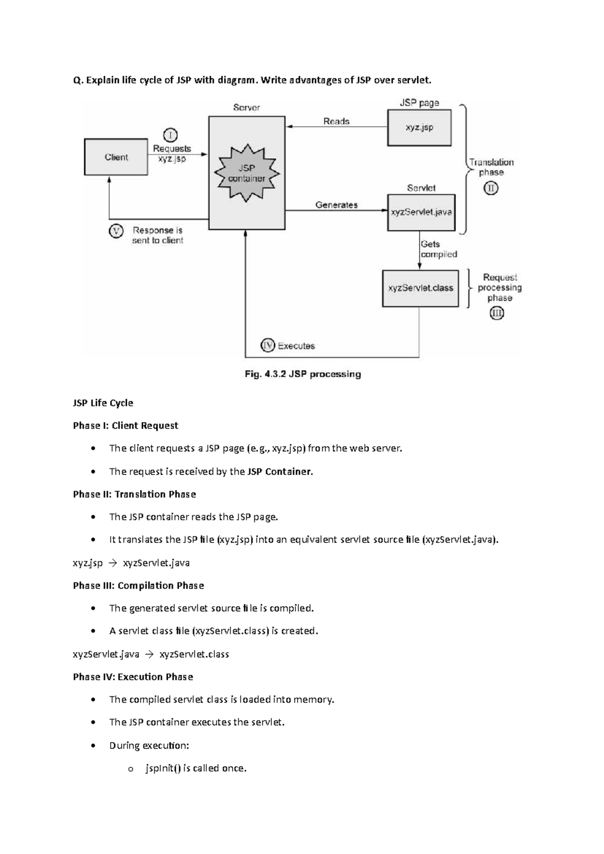 WT-UNIT4 - Web Technology: JSP Life Cycle, WSDL, and Struts Framework ...