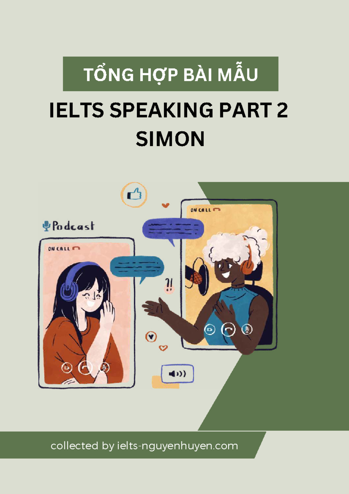 Tổng Hợp Bài Mẫu IELTS Speaking Part 2 Simon - Tự Học Đạt 8.5 - Studocu