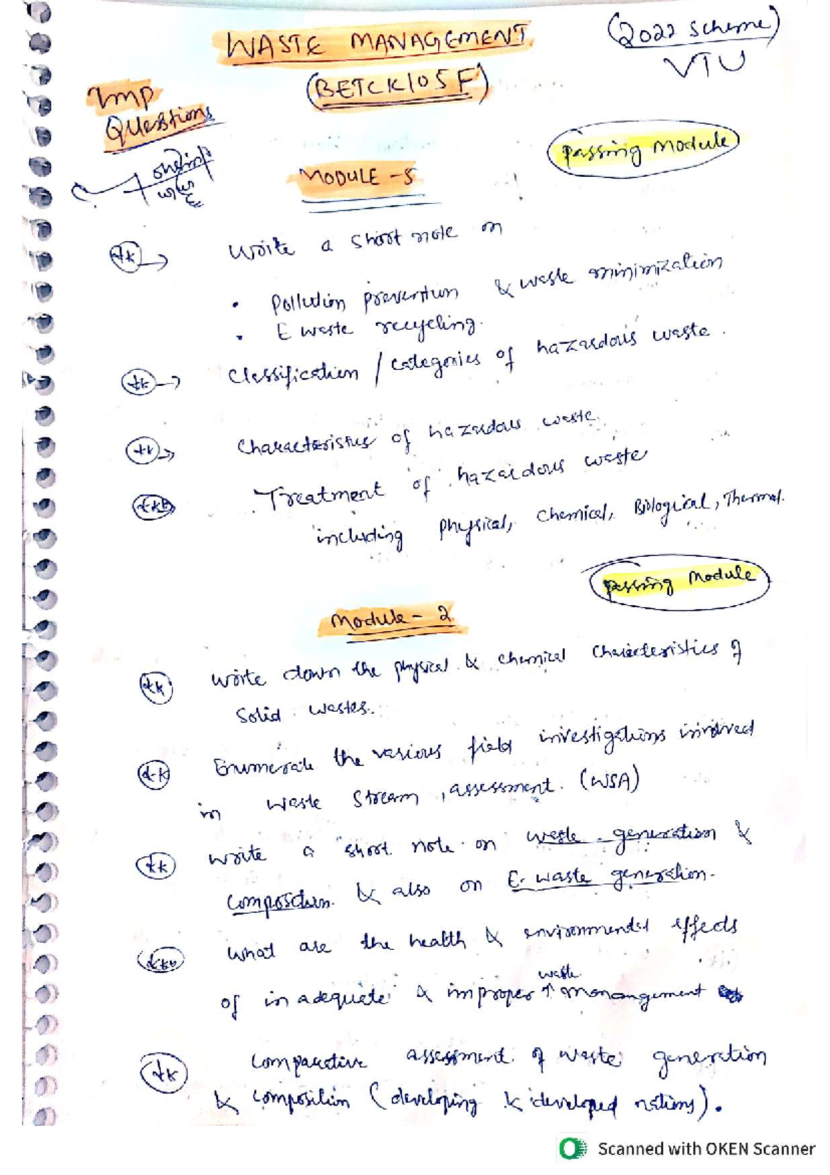 Waste Management 6022: Comprehensive Overview and Key Concepts - Studocu