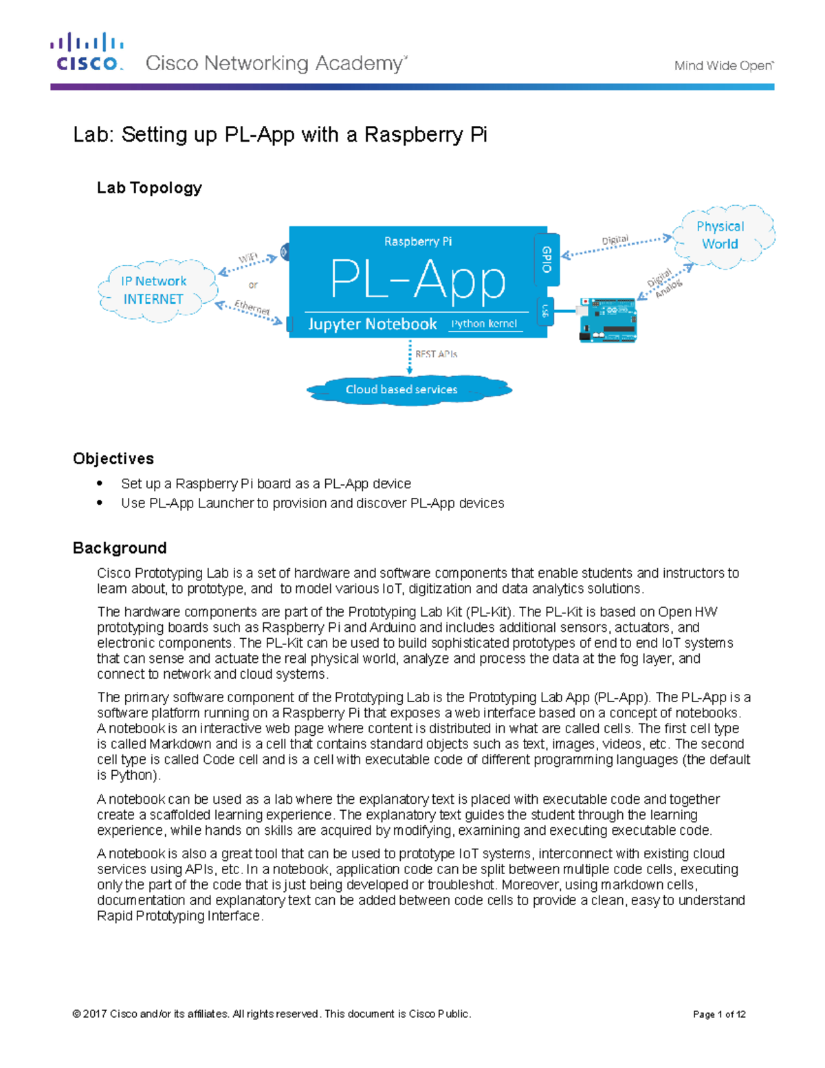 3.2.2.3 Lab - Configuration Guide for PL-App on Raspberry Pi - Studocu