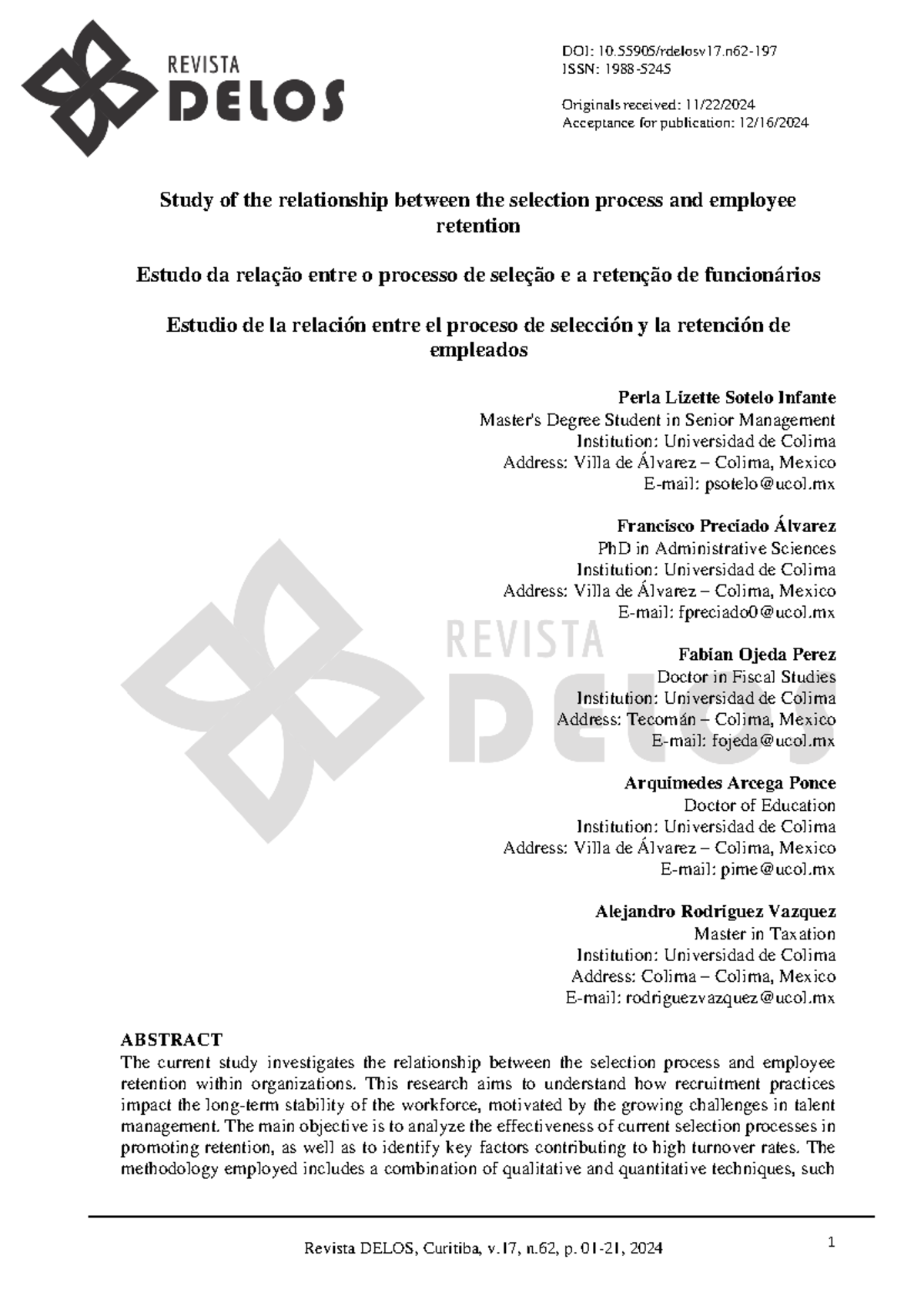 Study on Selection Process & Employee Retention: Insights & Strategies ...