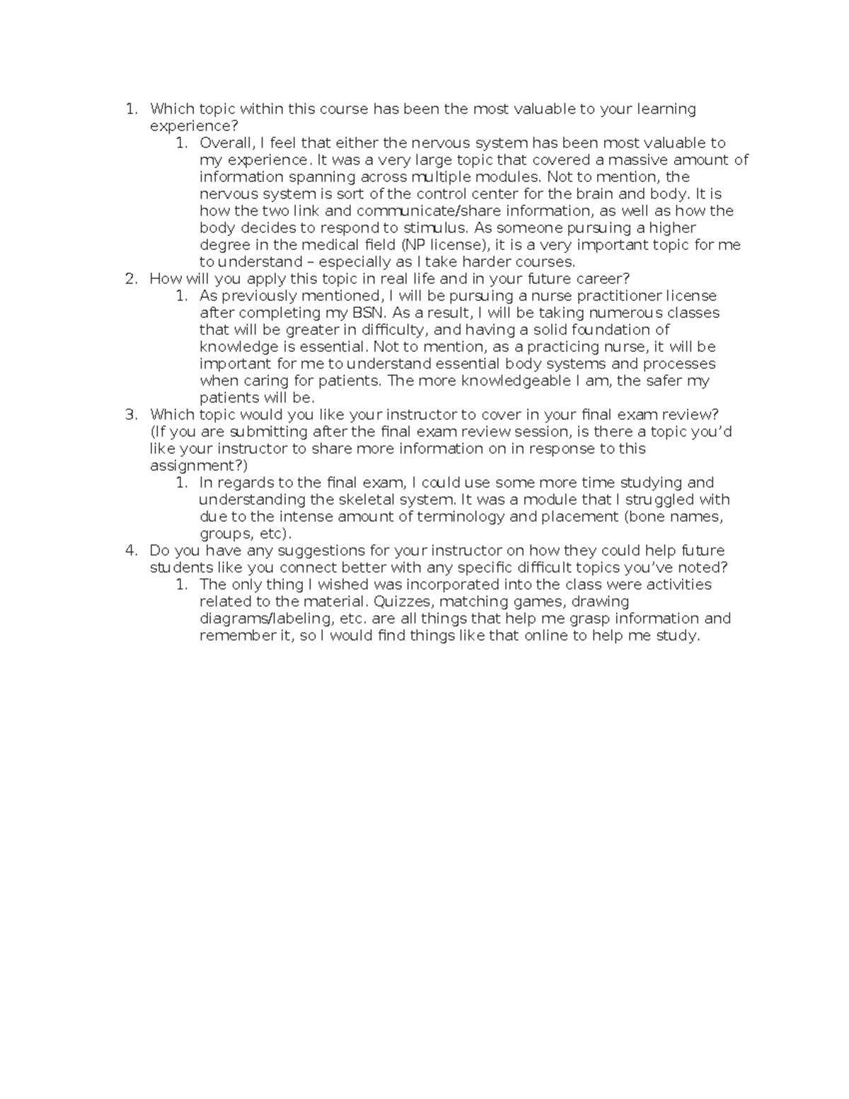 Module 11 Reflection Assignment - Which topic within this course has ...