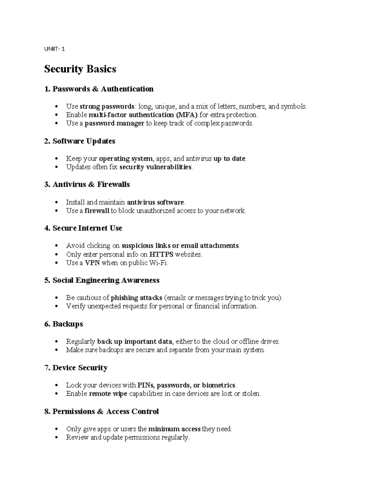 HTCS601 - Information Security Fundamentals and Best Practices - Studocu