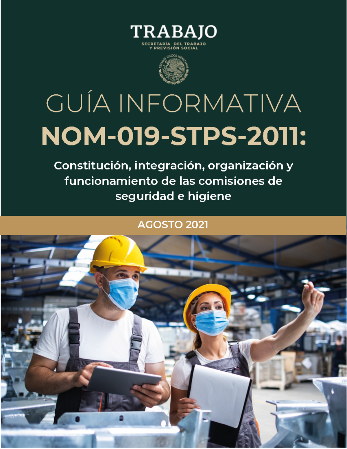 GUIA Informativa NOM 019 STPS Comision Seguridad Higiene - Constitución