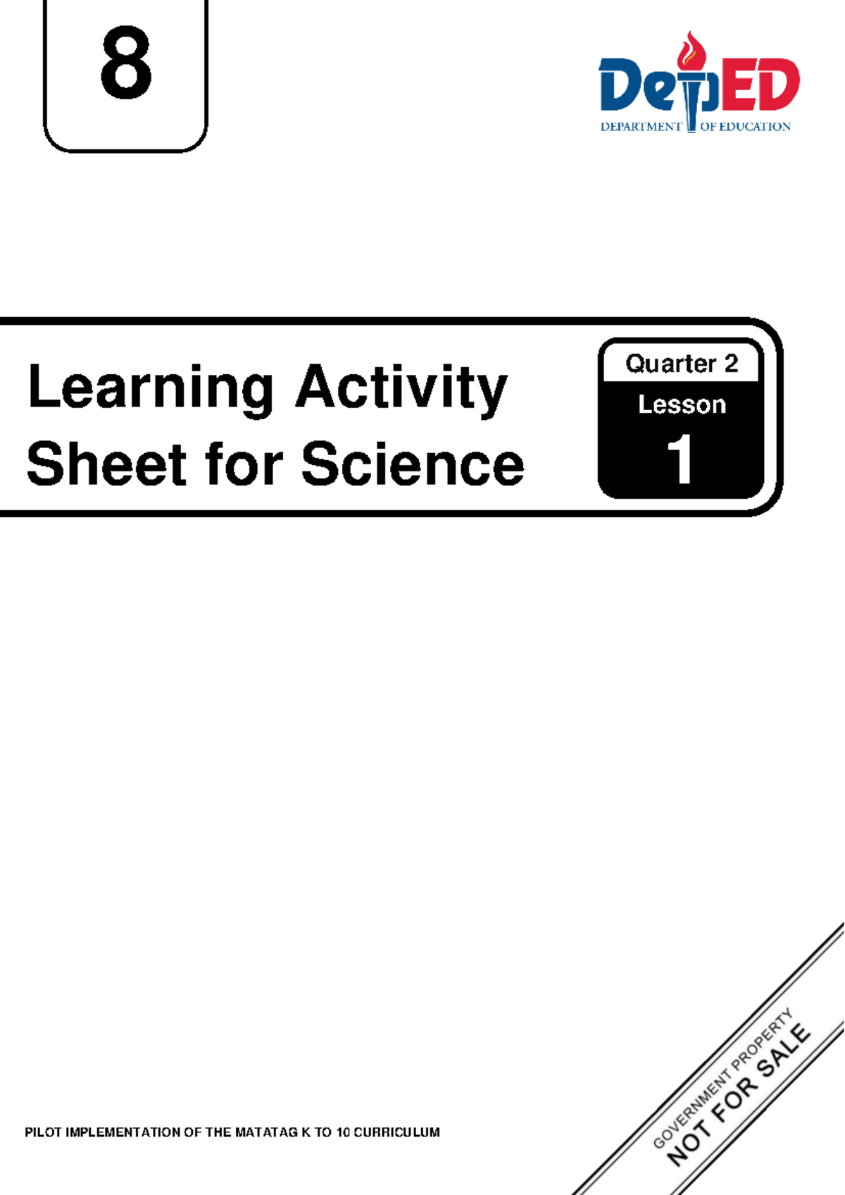 Q2 WS Science 8: Lesson 1 - Development of the Atom Model - Studocu