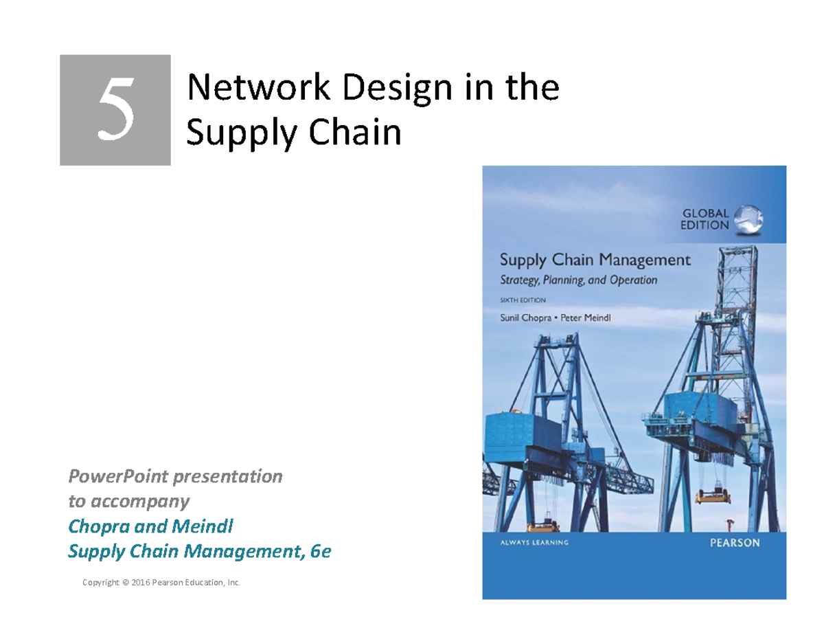 Network Design in Supply Chain (Ch5) - PowerPoint Presentation - Studocu