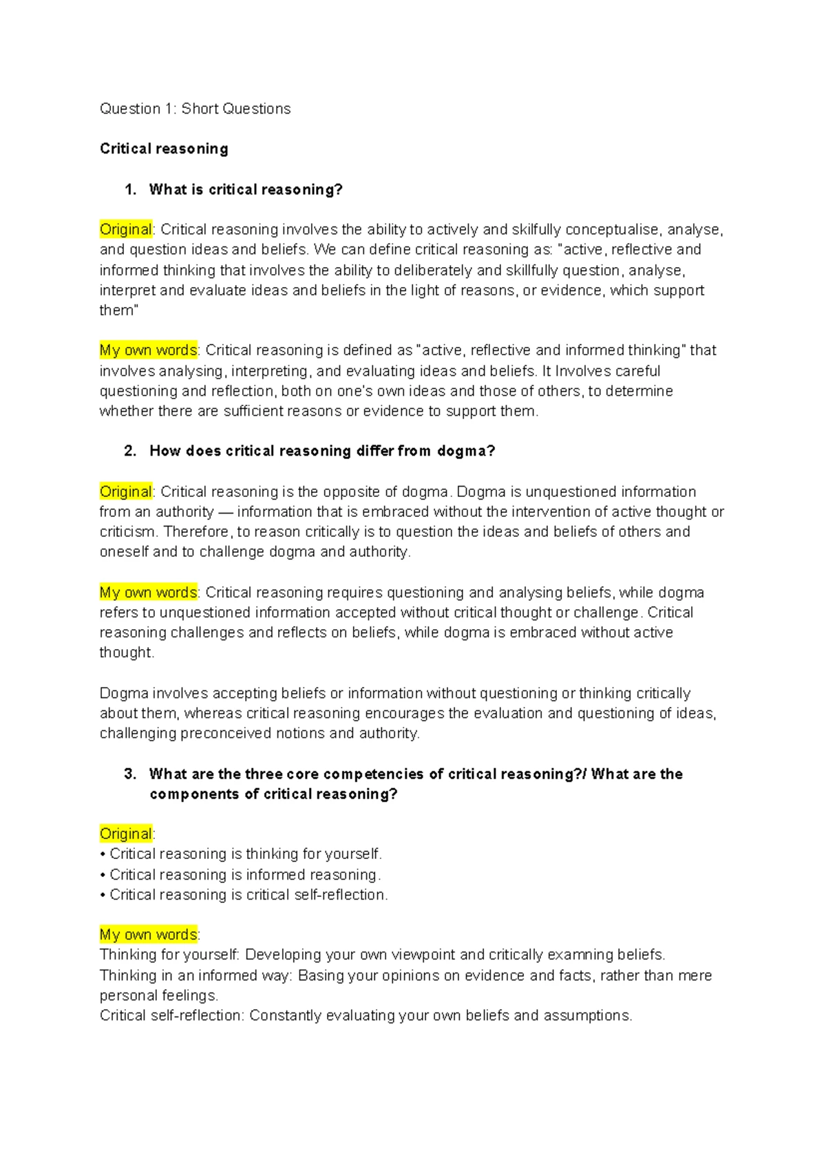 PLS2601 Final Exam: Critical Reasoning Jan-Feb 2022 Question Paper ...