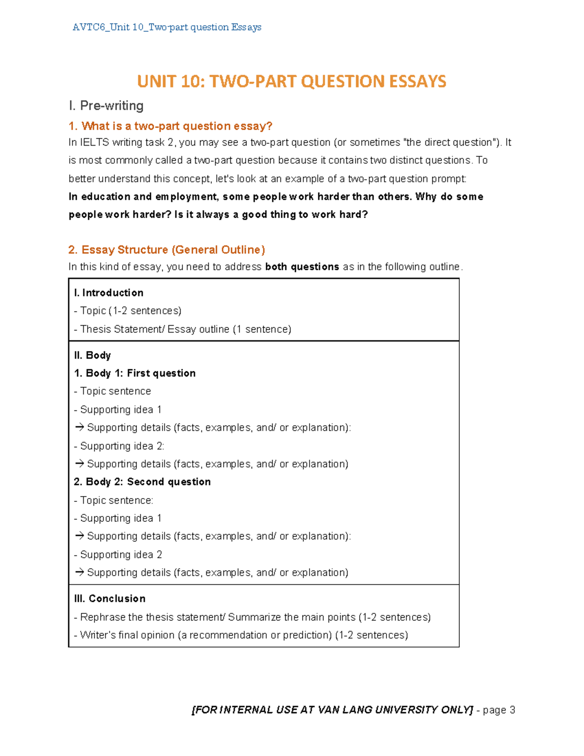 IELTS Writing Task 2: Two-Part Question Essay Guide - Document Preview