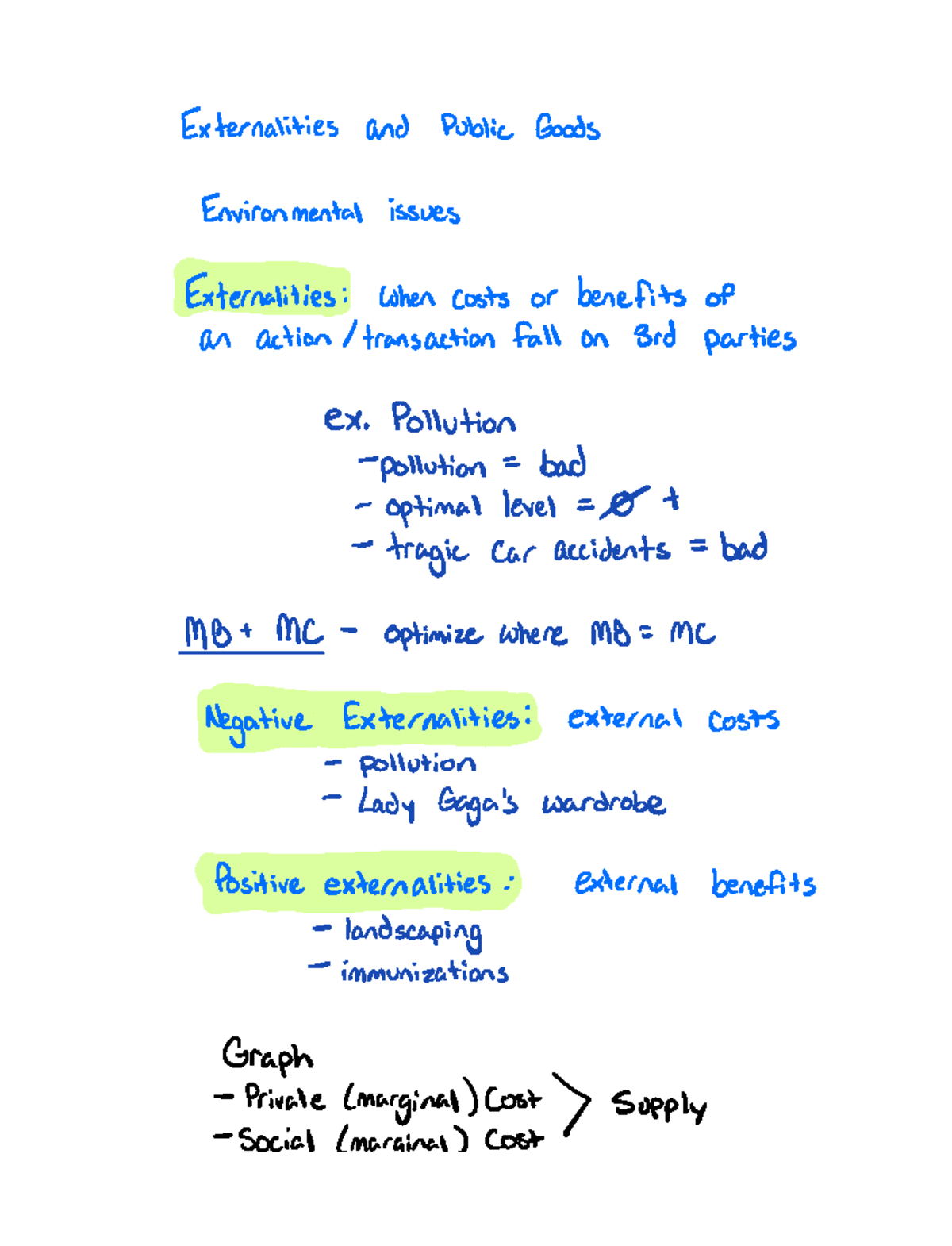 Chapter 7: Understanding Externalities & Public Goods in Economics ...