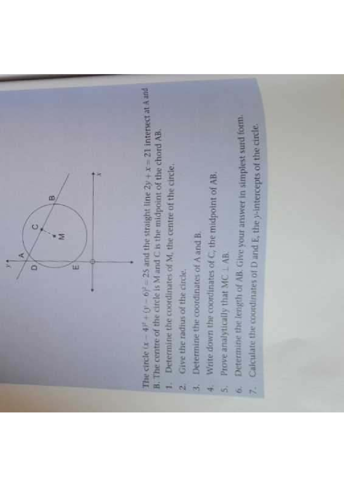 MATH 240425: Circle and Line Intersection Analysis and Coordinates ...
