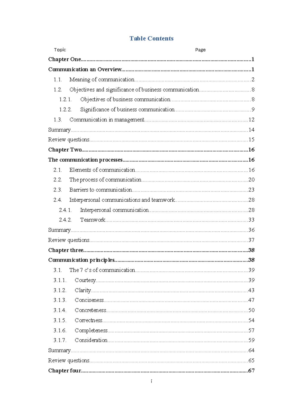 Business Communication Overview: Key Concepts and Processes - Studocu