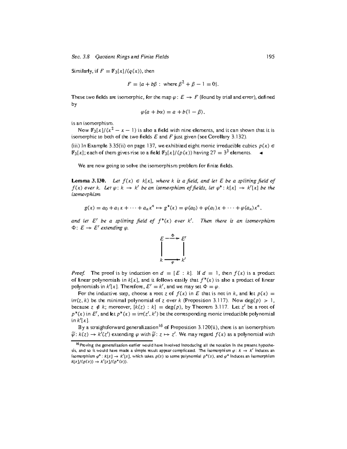 Basic Algebra 101 - Sec. 3 Quotient Rings and Finite Fields 195 ...