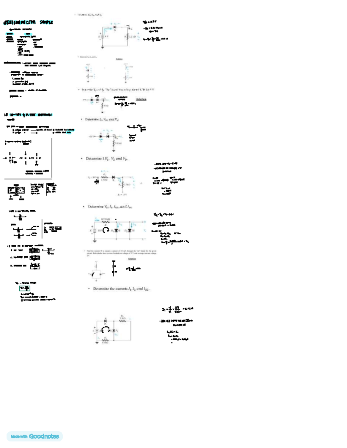 ECE 220 - Semiconductor Diodes Quiz Notes (March 26, 2024) - Studocu