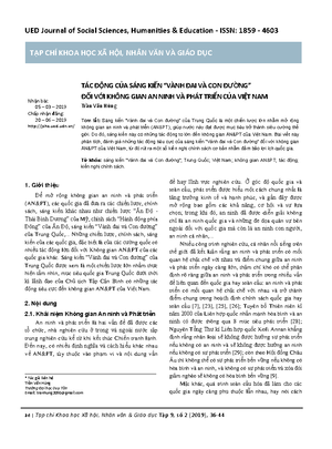 [Solved] TC NG CA HI NHP QUC T N C LP T DO V DN CH - Kinh tế quốc tế ...