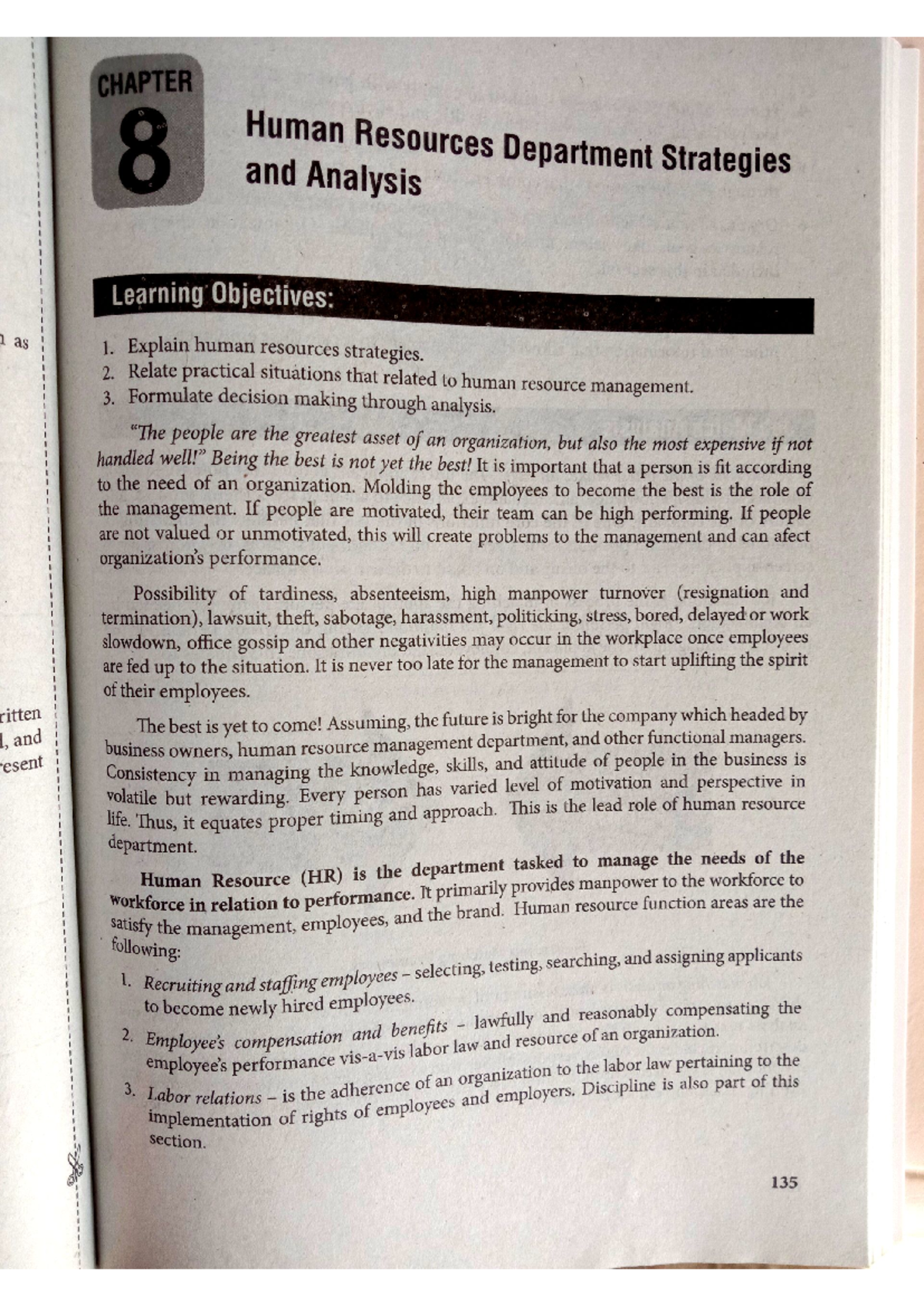 Chapter 8: In-Depth Analysis and Key Concepts - Studocu