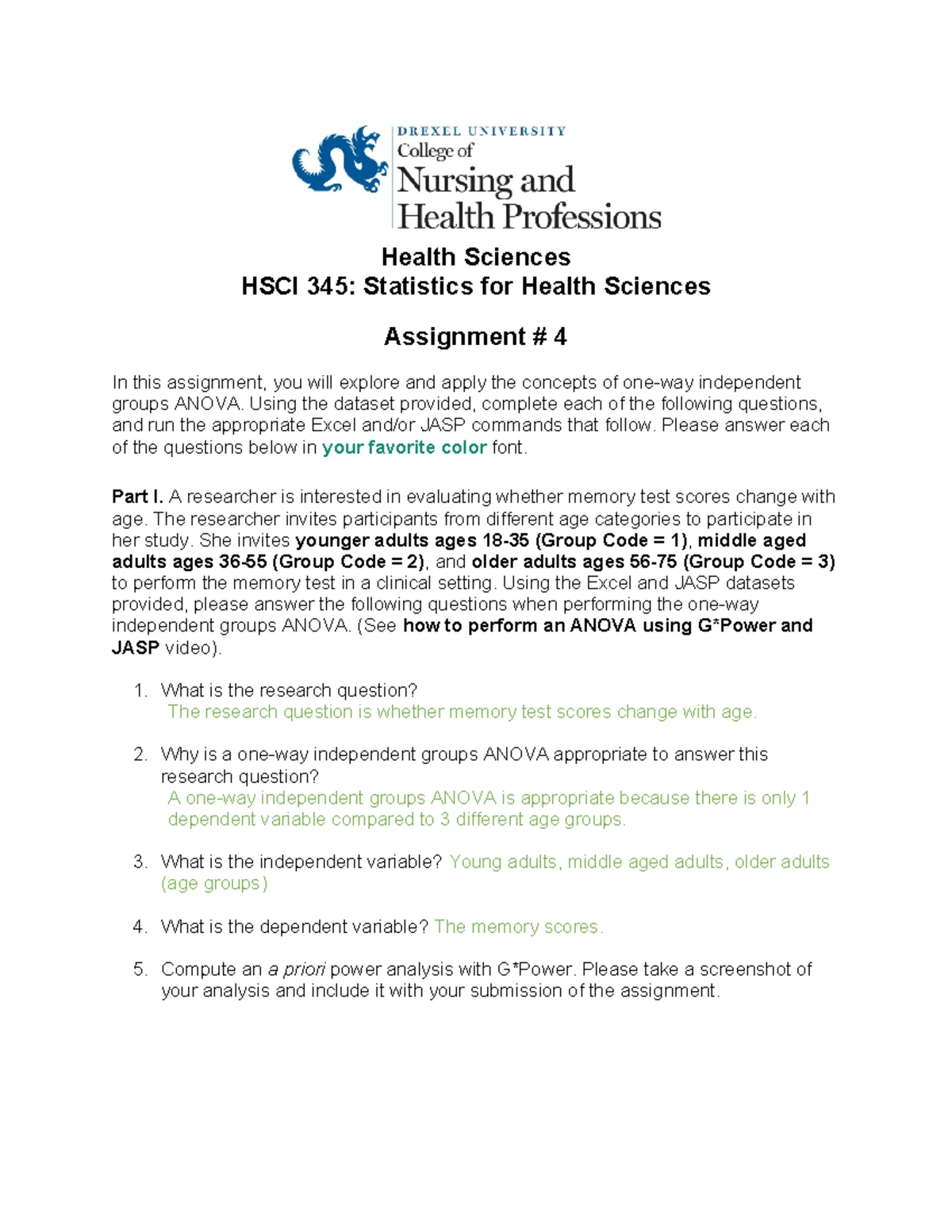 HSCI 345: Assignment 6 - Meta-Analysis on Yoga & Mental Health - Studocu