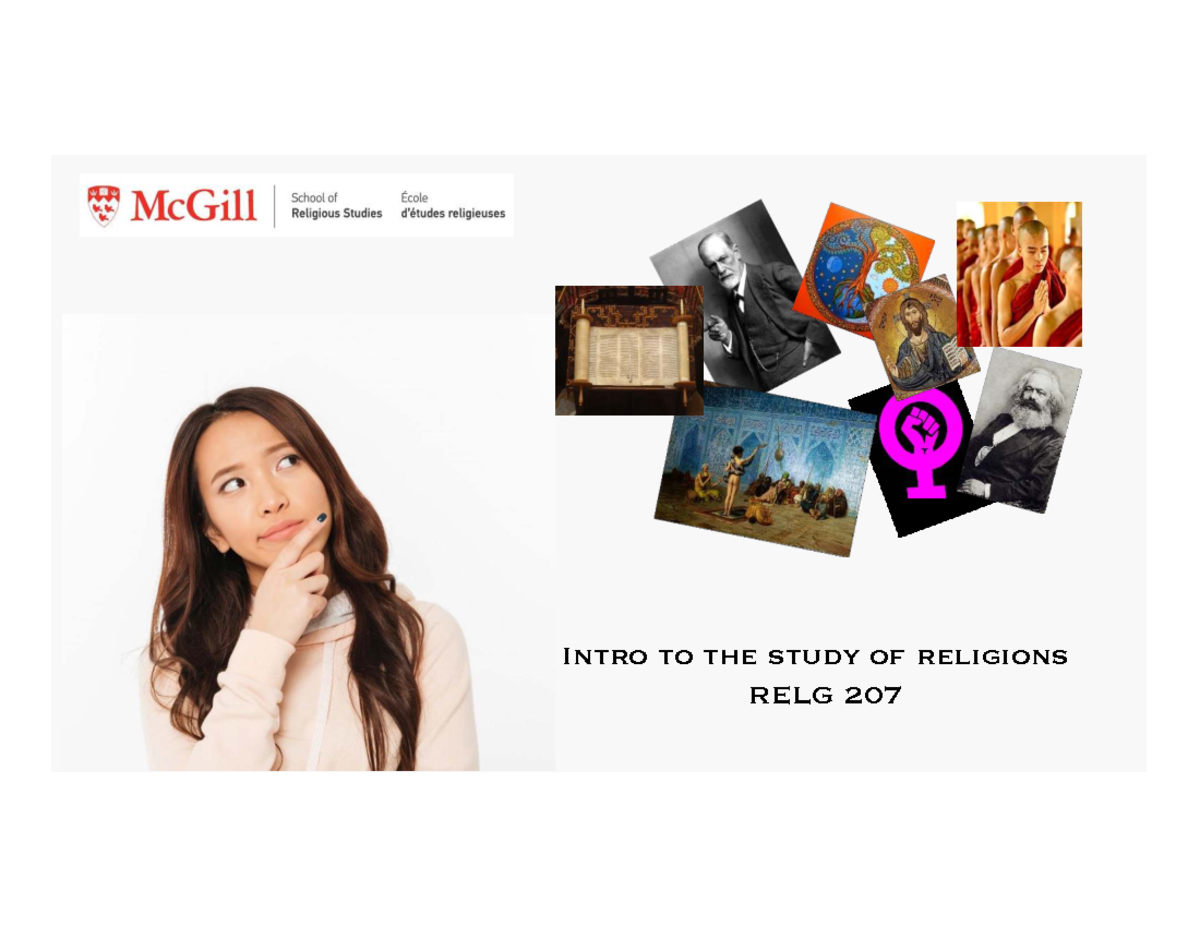 Defining Religion: Key Concepts in RELG 207 Overview - Studocu