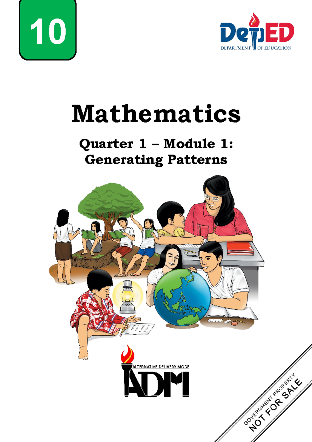 MATH10 Q1 Module 1: Generating Patterns for Grade 10 Students - Studocu