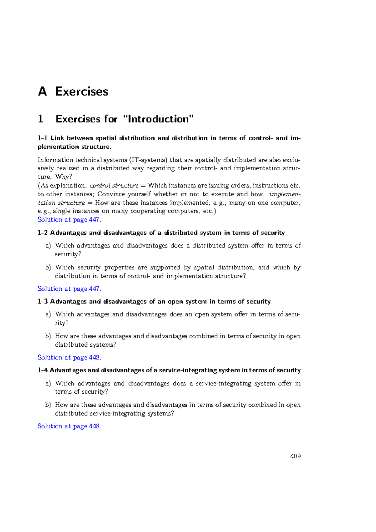 Exercises on Security and Cryptography - Course XYZ - Studocu