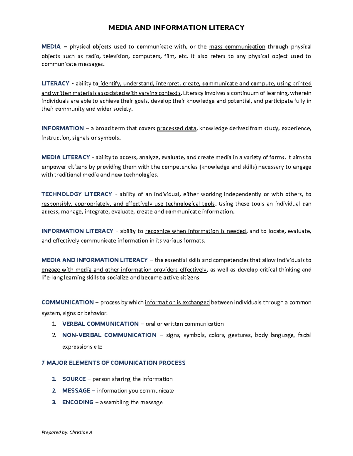 Audio Information & Media Lesson 10 (BE-MIL 101) - Studocu