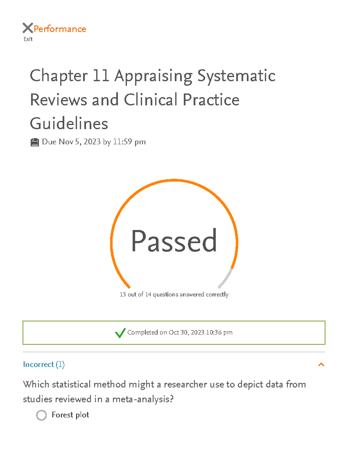 Sherpath Chapter 11 - Appraising Systematic Reviews Lab Notes - Studocu