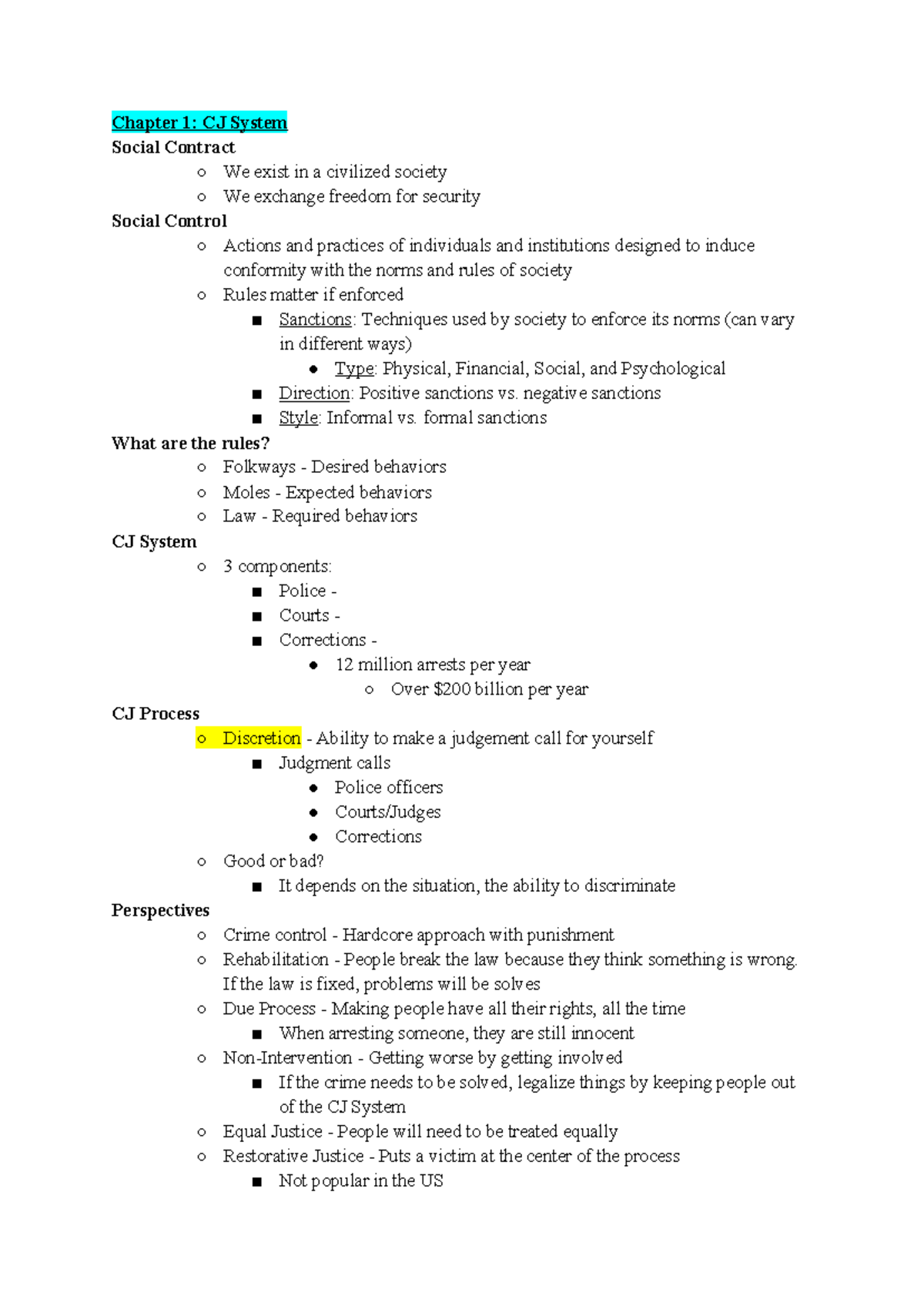 Criminal Justice System Overview: Key Concepts & Theories (CJ 101 ...