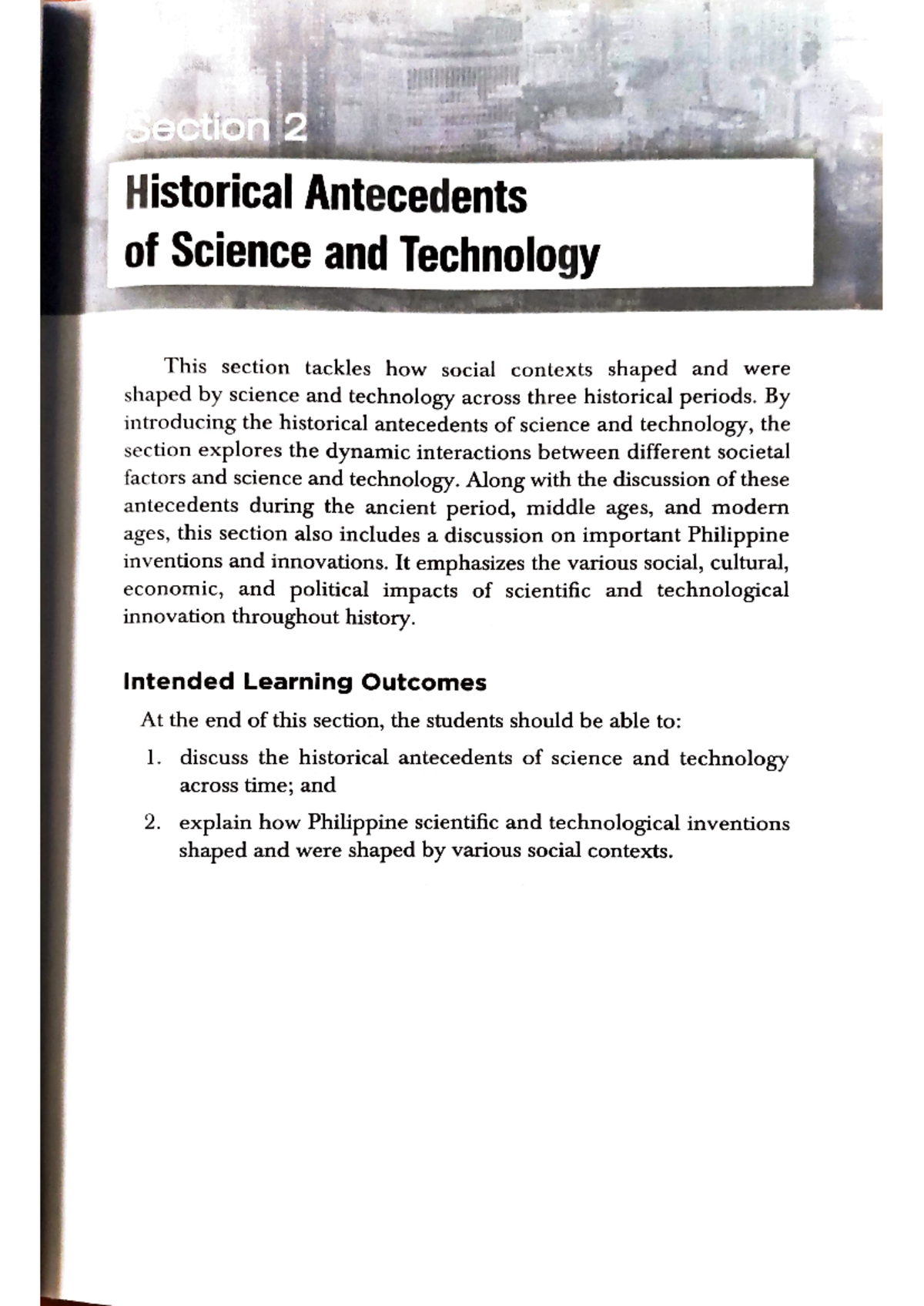 Module 1: Section 2 - The Historical Roots of Science & Technology ...