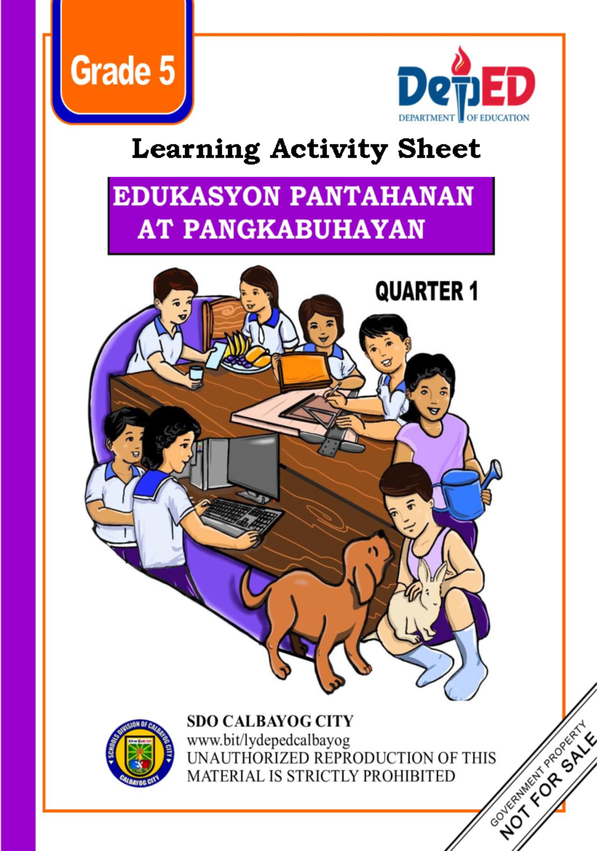 EPP 5 - Learning Activity Sheet on Products & Services in ...